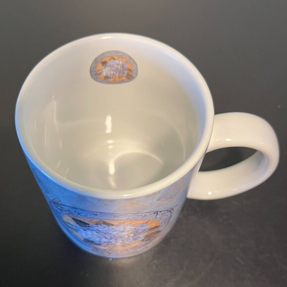 Vintage LANG and WISE Heirloom Hydrangea Mug w/ Art by Elizabeth King Brownd - Picture 6 of 9